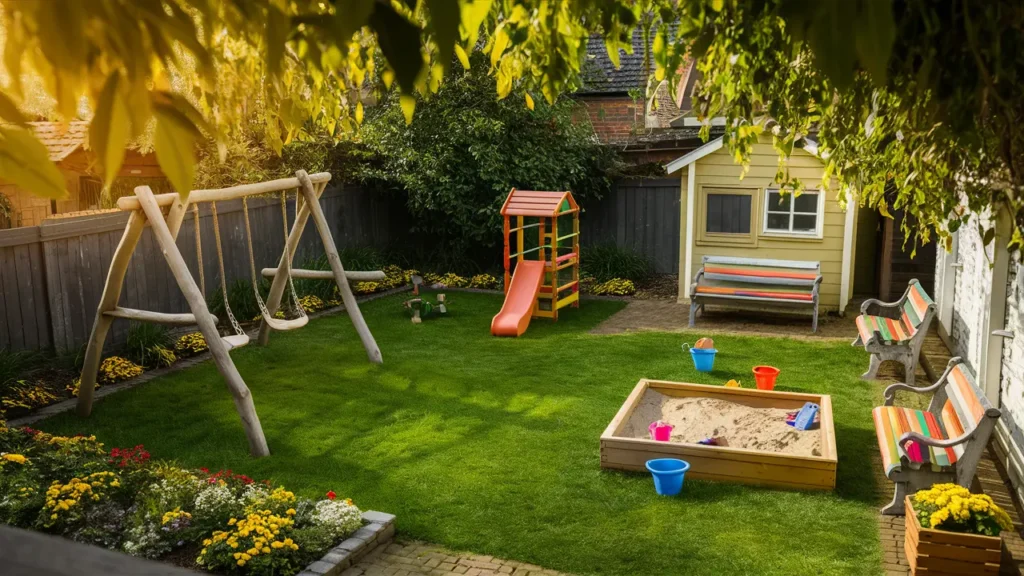 Kid-friendly Backyard oasis